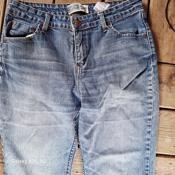 Signature By Levi Strauss & Co. Womens Mid Rise Bootcut Jeans Size 12 Medium 98% - Picture 6 of 13